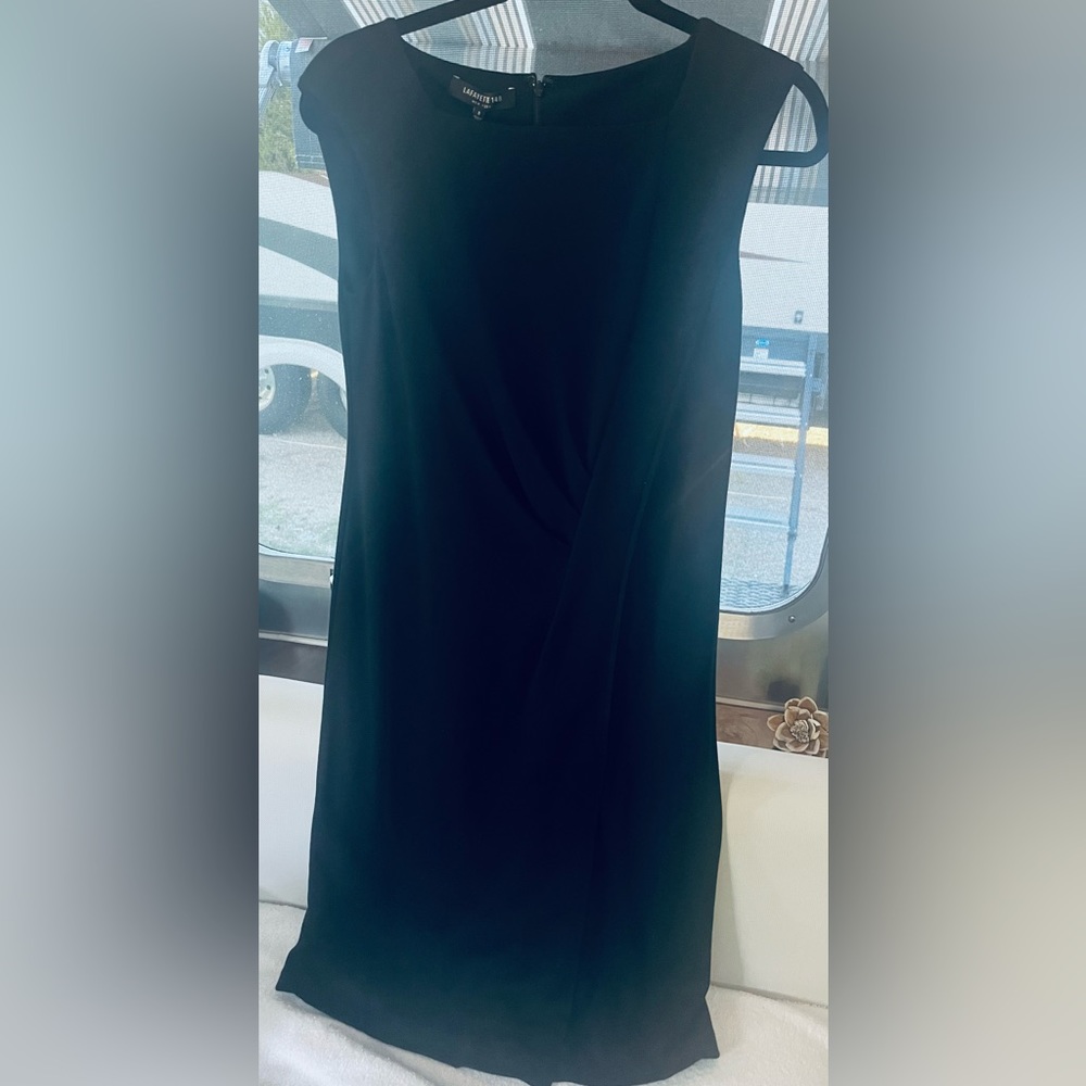 Classic Lafayette 148 Little Black Dress Size Small